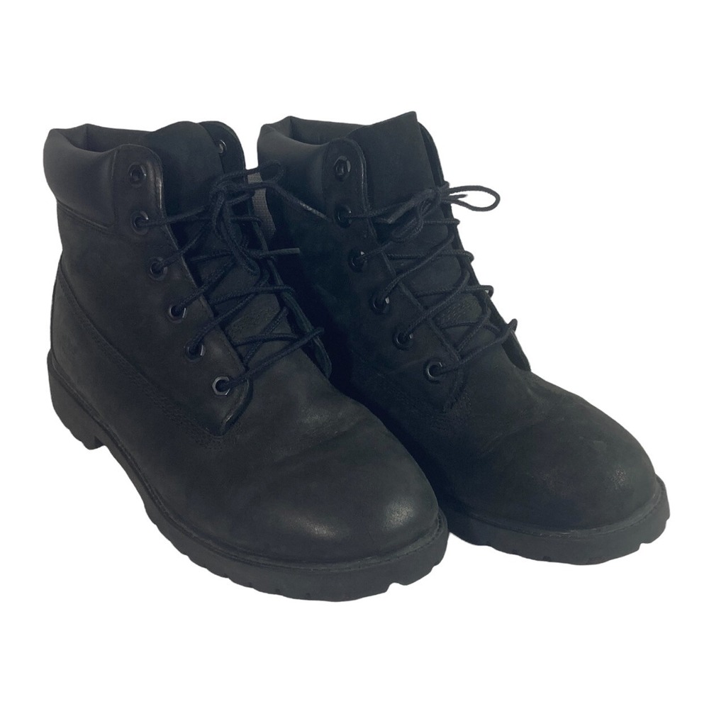 Timberland Hiking Boots Waterproof Black Lace Up 12907 Junior Big Kid Sz 7 Youth